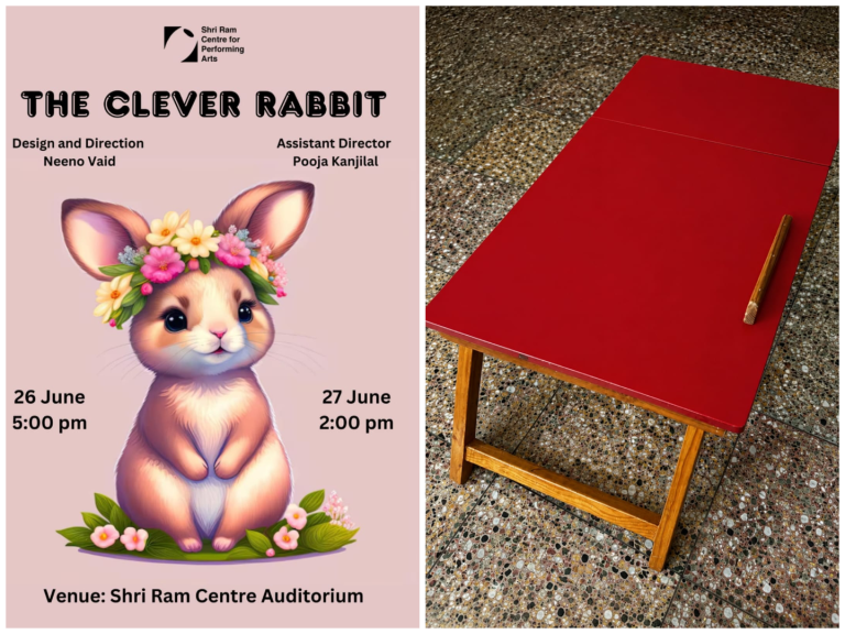 Letters of Gratitude (LOG)3: A Little Red Table at Mandi House